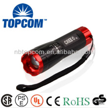 high power zoom focus cree led flashlight